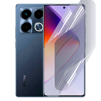 Плёнка гидрогелевая матовая для Infinix Note 40 протиударная прозрачная