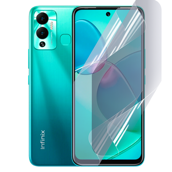 Плёнка гидрогелевая матовая для Infinix HOT 12 Play протиударная прозрачная
