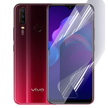 Плёнка гидрогелевая для Vivo Y15 глянцевая противоударная прозрачная