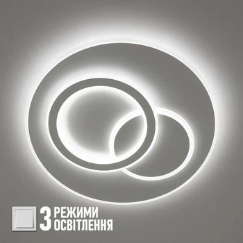 Потолочный светильник LUMINARIA ISLAND 70W R460 ON/OFF WHITE (без пульта)