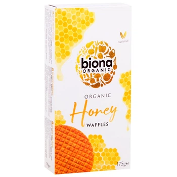 Вафлі Медові Органічні Biona Organic 175 г (20236232)