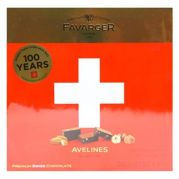 Шоколад молочний Premium Swiss Collection Favarger 240 г (15396851)