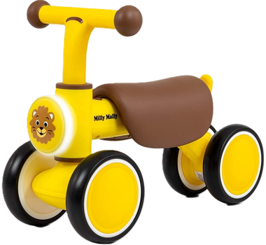 Rowerek biegowy Milly Mally York Yellow (5907090700689)