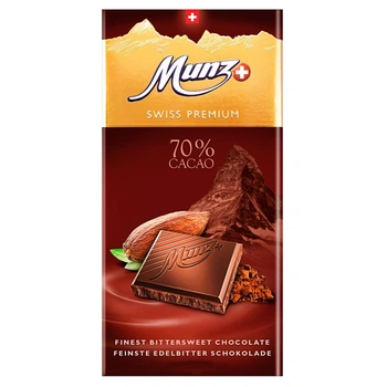 Чорний шоколад 70% Munz 100 г (19761500)