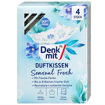 Ароматические подушечки для гардероба Denkmit Sensual Fresh, 4 шт