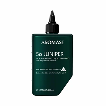 Рідкий пілінг-шампунь для шкіри голови Aromase 5α Juniper Scalp Purifying Liquid Shampoo, 260 ml