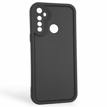 Чехол силиконовый Soft Touch для Realme C3 черный (Полная защита камеры)