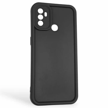 Чехол силиконовый Soft Touch для Oppo A53 черный (Полная защита камеры)