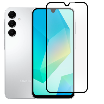 Защитное стекло для телефона Samsung Galaxy A16 (SM-A165) противоударное полноэкранное черное
