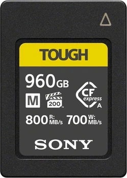CFexpress Type A Sony 960 GB CFexpress Type A 960GB R800/W700 Tough (CEAM960T.SYM)