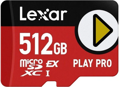 MicroSD Express Lexar 512 GB microSDXC PLAY PRO Express (LMSXPS0512G-BNNNG)