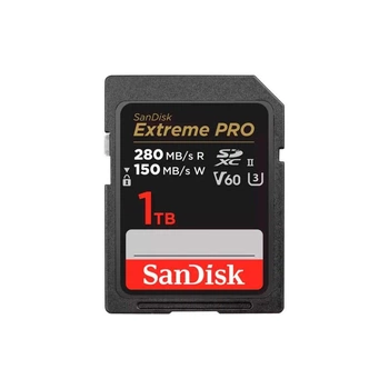 SD SanDisk 1 TB SDXC Extreme Pro UHS-II U3 V60 Class 10 (SDSDXEP-1T00-GN4IN)