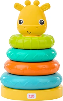 Игрушка-пирамидка развивающая Bright Starts Giraffe Tower (17467)