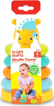 Іграшка-пірамідка розвиваюча Bright Starts Giraffe Tower (74451174672)
