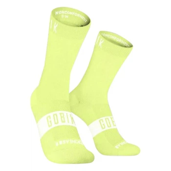 Велоноски унисекс Gobik Pure Socks неоновый желтый S/M (EU 39-42)