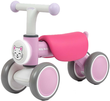 Rowerek biegowy Milly Mally York Pink (5907090700702)
