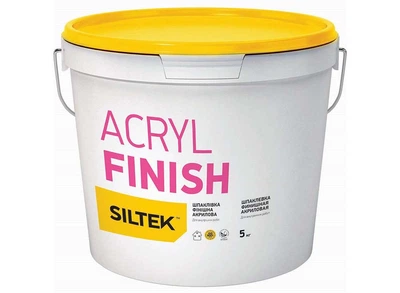 Шпаклівка фінішна акрилова Siltek Acryl Finish (5кг)