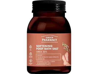 Сіль для ванни ніг GREEN PHARMACY 400г пляшка Softening Foot Bath Salt Розм'якшувальна