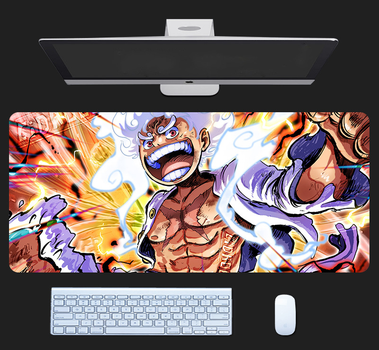 Игровая поверхность, коврик для мышки с Аниме принтом "Ван Пис / One piece" Монки Д. Луффи 800*300*3 мм 0101