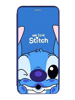 Чохол-книжка синій з малюнком на Xiaomi Redmi 9A Стіч (принт 410)