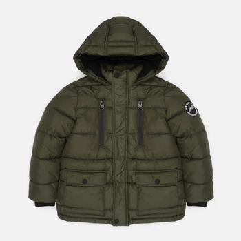 Дитяча зимова стьобана куртка для хлопчика Minoti 19coat53 41110JNR 98-104 см Хакі (5063025304039)