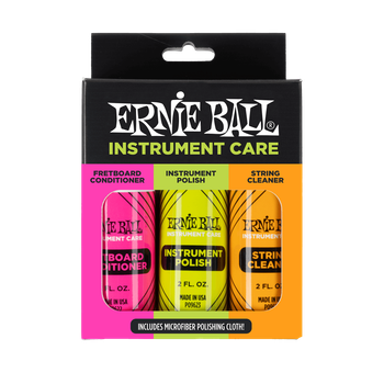 Набор Ernie Ball 4225 Instrument Care 3-pack with Microfiber