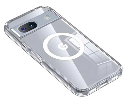 Противоударный чехол Wlons для Google Pixel 8A прозрачный MagSafe