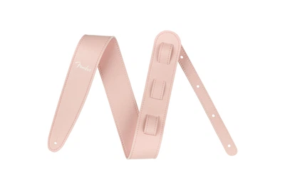 Ремень для гитары FENDER STRAP 2.5" VEGAN LEATHER SHELL PINK