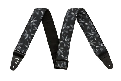 Ремень для гитары FENDER STRAP 2" HAWAIIAN STRAPS BLACK FLORAL