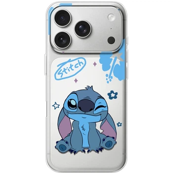 Силиконовый Прозрачный Чехол с Картинкой для IPhone 17 Pro Принт (Стич, Stitch) (67086-ysp002)