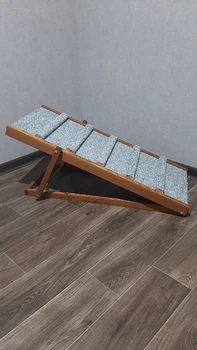 Пандус ступеньки лесенка для собак розкладной + силиконовые ножки
