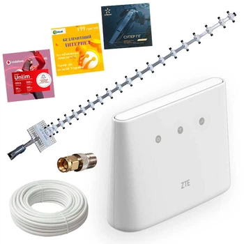 4G Wi-Fi роутер ZTE MF-293(N) + Антенна Стрела-4 (21ДБ)