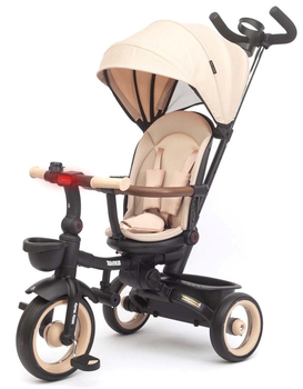 Rowerek trójkołowy Milly Mally Twinkle Beige 6425 (5907090700535)