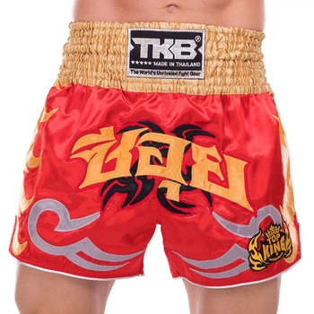 Шорты для тайского бокса и кикбоксинга TKTBS-049 Top King Boxing XXL Красный (37551086)
