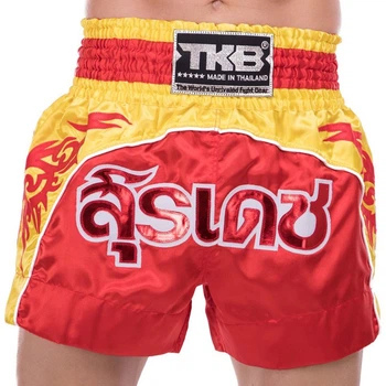 Шорты для тайского бокса и кикбоксинга TKTBS-146 Top King Boxing XL Красный (37551096)