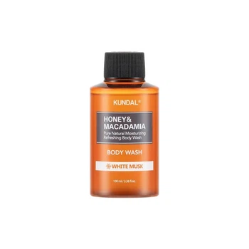Гель для душу "Білий мускус" Kundal Honey & Macadamia Body Wash White Musk 100ml