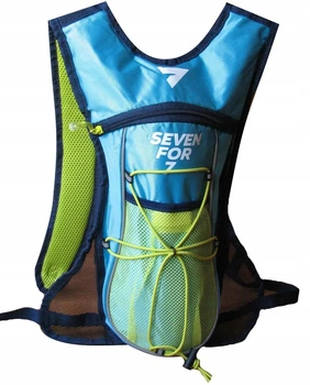 Спортивний велорюкзак Seven for 7 4 л 20х42х5 см Різнобарвний (45633 blue)