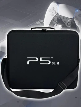 Водонепроницаемая переносная сумка для PlayStation PS5 Slim для защитной консоли и аксессуаров жесткий кейс для PS5 Slim, черный (BKL5SLIM)