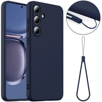 Защитный чехол Deexe Silicone Case with MagSafe для Samsung Galaxy S25 FE (S731) - Dark Blue