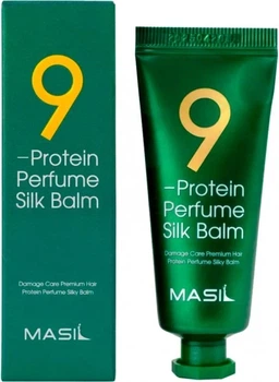 Незмивний бальзам із протеїнами для пошкодженого волосся 9 — Masil Protein Perfume Silk Balm, 20 мл