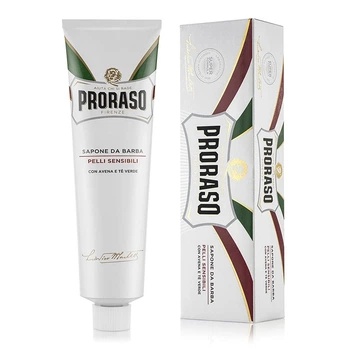 Крем Для Гоління Proraso White (New Version) Shaving Cream Tube Sensitive Green Tea 150 мл