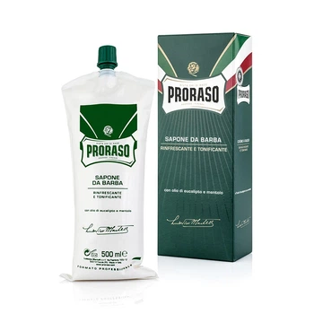 Крем Для Гоління Proraso Green Shaving Cream Tube Refresh Eucalyptus 500 мл