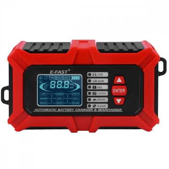 Зарядное устройство для аккумулятора E-Fast TK800 12V/6A CS red