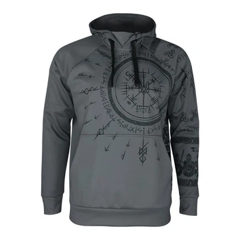 Худі Runic Тризуб Grey | KRAMATAN Tactical Design - XXL
