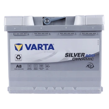 Автомобільний акумулятор VARTA Silver AGM 6CT 60Ah R+ D52 560901068
