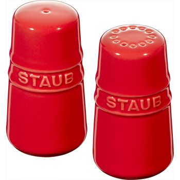 Zestaw do soli i pieprzu Staub Serving Czerwony (4009839360763)