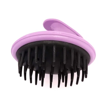 Щітка масажна для голови Shaving Factory Massage Comb Фіолетова