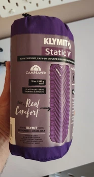 Надувний килимок KLYMIT Static V violet