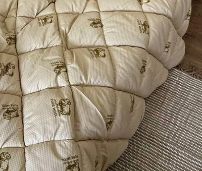 Одеяло полуторное стеганое зимнее из искусственной шерсти Leri Max Pur Wool 21472 150х210 см коричневое 5149681