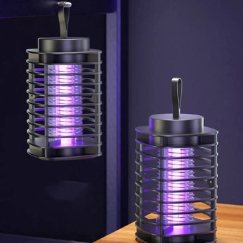 Электрическая лампа для насекомых с USB, 3 Вт, черная